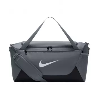 Nike Brasilia S Mala de desporto pequena cinzento-escuro/preto