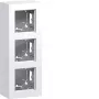 HAGER WAD8310WG Caixa de superfície 3 módulos alta, branco-polar