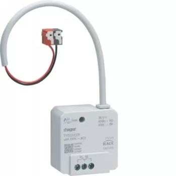Hager TYBS602F Atuador KNX de comutação/estore, 2/1 canais, 6 A, montagem encastrada
