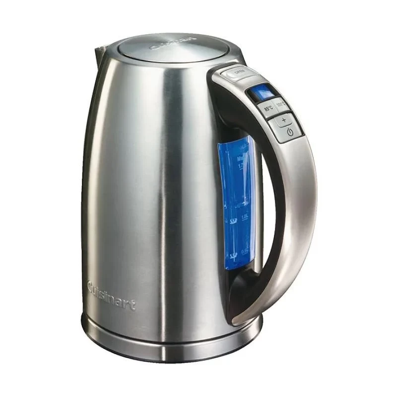 Cuisinart CPK17E-B Chaleira elétrica, 1,7 L, 1500 W, aço inoxidável, 6 definições de temperatura
