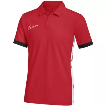 Nike Dri-FIT Academy Polo de criança vermelho FZ9763 657 tamanho S