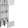 Quadro de contadores completo universZ Hager ZK53Q7NT 1350x500mm trifásico 4 lugares de contador 10 mm² com função de corte