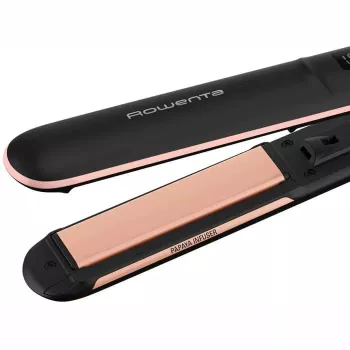 Prancha de cabelo Rowenta Express Shine Papaya, preto