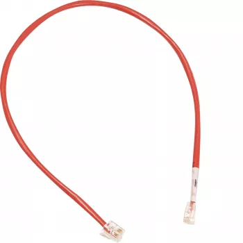 Cabo de rede Hager ZZ12LMN200, 2x RJ12, vermelho, 2m