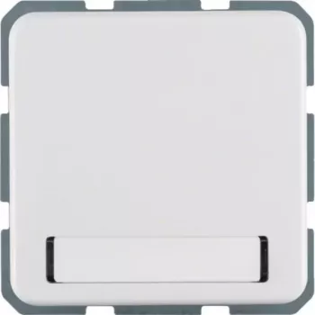 Tomada Schuko Hager WWS1114PW, branco polar brilhante, 16 A, montagem encastrada