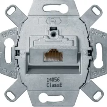 Tomada UAE Hager 8 polos Cat.6 WDF410766 tomada de dados