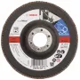 Disco de lixa de rebarbar BOSCH X-LOCK 125 mm P120 corindo de zircónio cónico para metal 2608607329