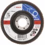 Disco de lixa de rebarbar Bosch X551 Standard para metal, 115 mm de diâmetro, 22,33 mm de furo, grão 60, corindo de zircónio, cónico, 1 unid. 2608607350