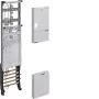 Quadro de contador completo HAGER ZH3EF17T BKE-I 1 posição 10mm² com função de corte