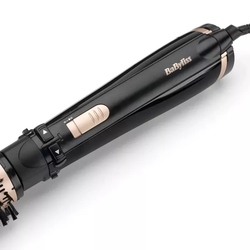 Modelador de ar quente rotativo BaByliss Big Hair Dual, 1000 W, preto/dourado