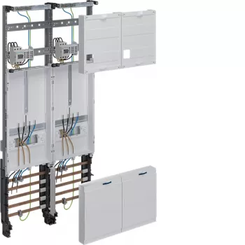 Hager ZK33Q3NT universZ Quadro completo 1050x500mm 3 pontos 2 lugares de contador 10 mm² com função de corte