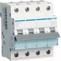 Hager MBN420 Disjuntor de proteção de linha 4 polos característica B 20A 6kA