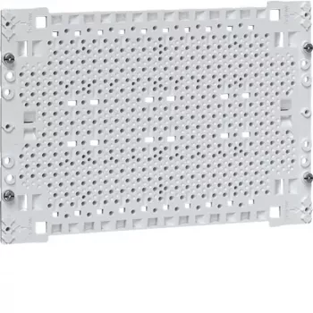 Hager UM00M0 Placa de montagem, plástico, 175 x 250 mm, cinzento