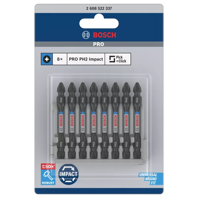 Bosch Accessories 2608522337 Conjunto de lâminas duplas Starlock de 8 peças