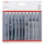 Bosch Conjunto de lâminas de serra de vaivém para madeira 2607011169 10 unidades encabadouro T HCS