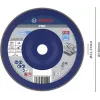 Disco de lixa de rebarbar Bosch X571 Best for Metal, 180 mm de diâmetro, 22,33 mm de furo, corindo de zircónio, grão K40, cónico tipo 29, para aço e metais ferrosos 2608607343