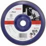 Disco de lixa de aba Bosch X571 Best for Metal 180 mm, P40, corindo de zircónio, furo 22,23 mm 2608607344
