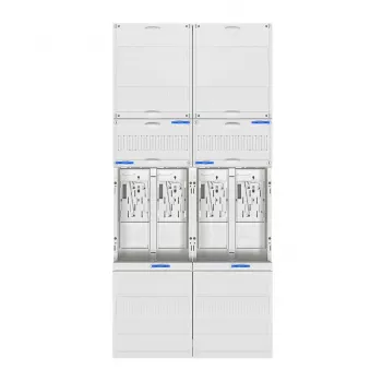HAGER ZK3EN24 Cablagem universal Z Quadro de contadores completo, 4 lugares de contador, BKE-I, 2 módulos de largura, 1050mm