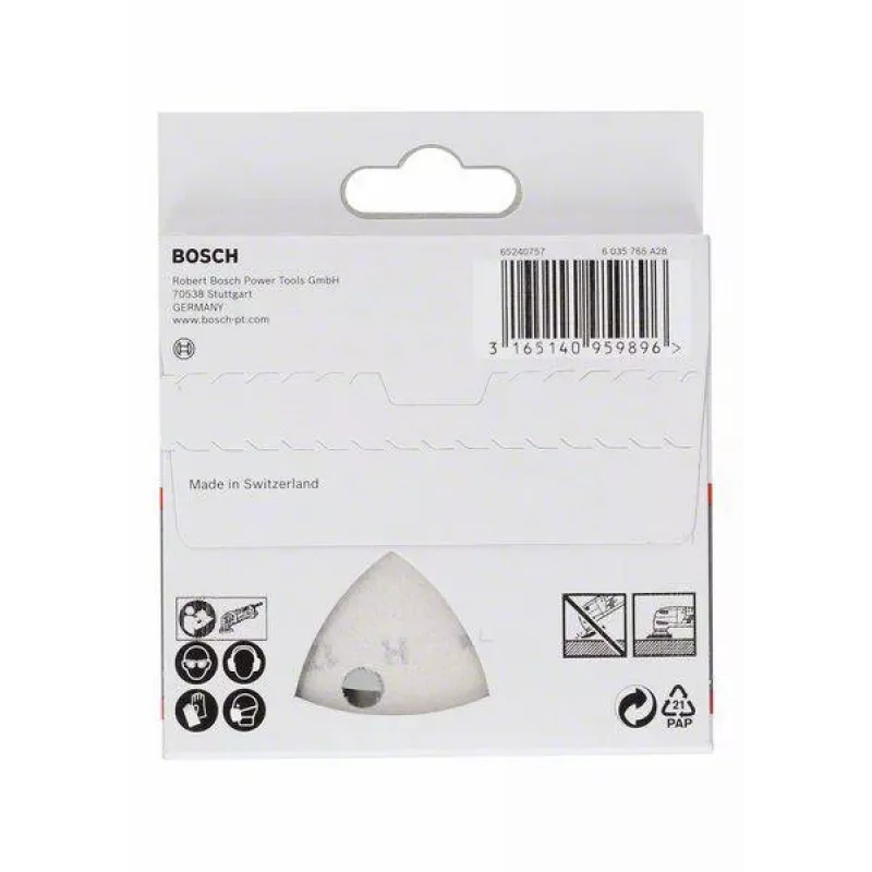 Bosch 2608621689 lixa delta P240 93 mm pack de 5