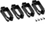 HAGER FZ913 clipe para calha de cabos tehalit.BA7/BA6/BA6S, pack de 4, branco puro