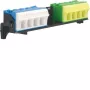 Hager bloco de terminais PE/N com suporte 2x18 Quick-Connect FZ382
