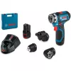 Bosch GSR 12V-15 FC Professional aparafusadora com bateria e sistema FlexiClick, 2 baterias de 2,0Ah, carregador, L-BOXX 102 06019F6006