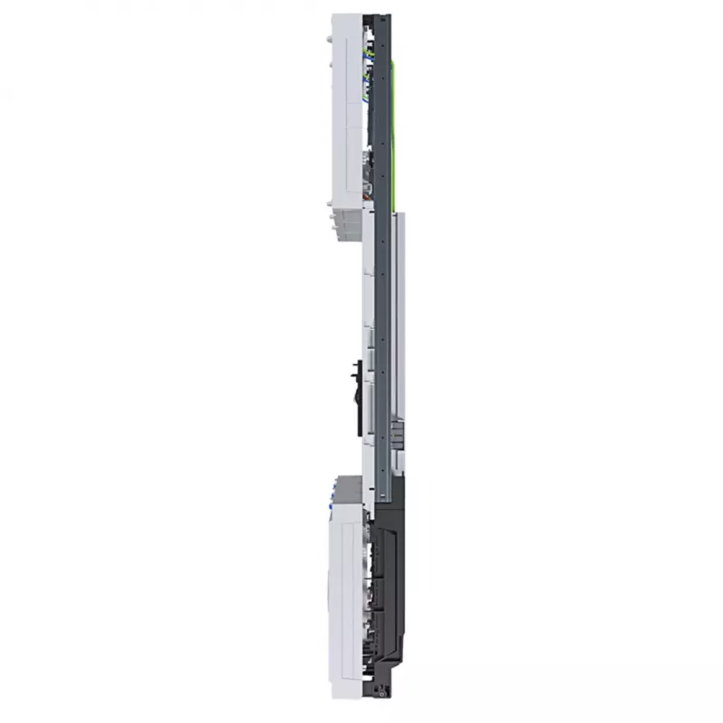 HAGER quadro de contador completo ZL33W4N, trifásico, 3 pontos, 1050mm, 3 campos