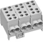 Hager borne de derivação de linha principal KH35L3 3 polos 2x35-2x25mm² cinzento