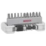 Bosch 2607017578 conjunto de 34 peças de brocas e bits com brocas HSS-TiN para metal, alvenaria e madeira em X-Line Case