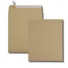 GPV saco de envio dobrado com fole lateral e fundo bloqueado, 340 x 465 mm, castanho, sem janela, fecho autoadesivo, 1 unid. (5005)