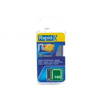 Agrafos de arame plano RAPID TOOLS Rapid Tipo 140, 14 mm de comprimento da perna, aço galvanizado, 1250 unid., em cartão 40109576