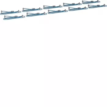 Cabo KNX em Y HAGER KU9S115YZ, preto/azul, 1 ficha para 2 conetores fêmea, 0,15 m, pack de 10