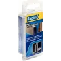 Agrafos estreitos RAPID TOOLS Tipo 606, 12 mm, embalagem pequena, arame de aço galvanizado, superfície revestida a resina, 1 unid. 40109527