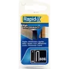 Agrafos estreitos RAPID TOOLS Tipo 606, 12 mm, embalagem pequena, arame de aço galvanizado, superfície revestida a resina, 1 unid. 40109527