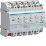 Atuador de comutação/estores KNX Hager TYAS610D 10/5 vias 16A carga C Secure