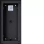 Caixa de superfície Hager REW407X para intercomunicador mono, 2/3/4 botões de chamada, antracite