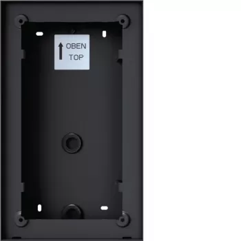 Caixa de superfície Hager REW406X para intercomunicador mono, 1 botão