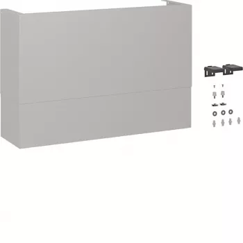 Painel de gestão de cabos telescópico Hager universZ FZ0800TB, altura 350-680 mm, profundidade 205 mm, branco