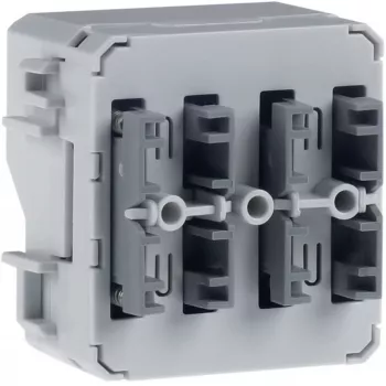 Sensor de toque KNX HAGER WNT302, 1 via, 2 pontos de comutação, embutido, branco polar
