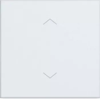 HAGER WAW1002WM Tampa de tecla simples com setas, branco polar