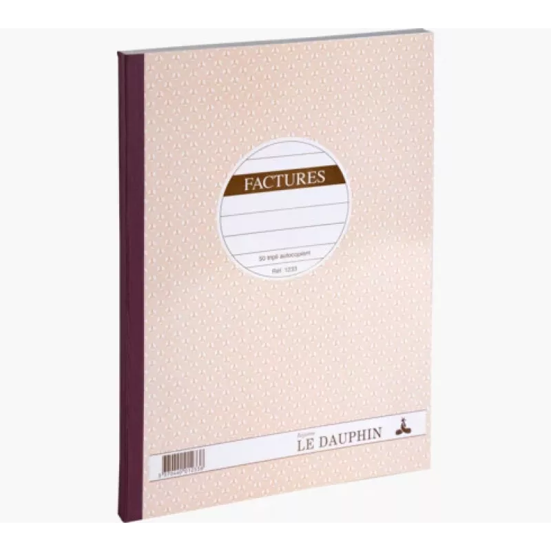 Le Dauphin Livro autocopiativo Formulários de fatura, A4, triplo, 50 jogos (1233D)