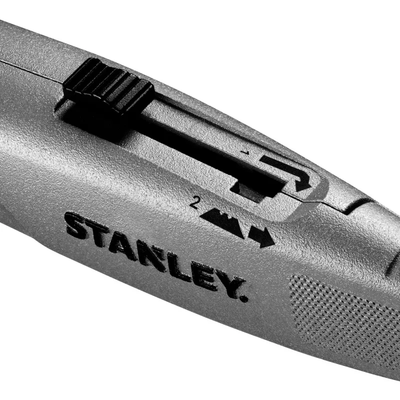 Stanley FMHT10505-0 FatMax X-ato de serviço pesado com lâmina retrátil prateado/preto com armazenamento de lâminas e 3 lâminas