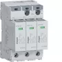 Dispositivo de proteção contra sobretensões Hager SPE340 Tipo 2, 3 polos, TNS/TT, 275V, 20kA, 40kA Imax