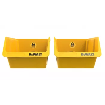 Mala de ferramentas DEWALT DWST82813-1 TSTAK pack duplo – 2x 14L contentores de plástico empilháveis, preto/amarelo