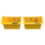 Mala de ferramentas DEWALT DWST82813-1 TSTAK pack duplo – 2x 14L contentores de plástico empilháveis, preto/amarelo