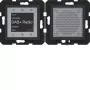 Altifalante Bluetooth HAGER WAN6110BM Radio Touch UP DAB+, encastrar, preto