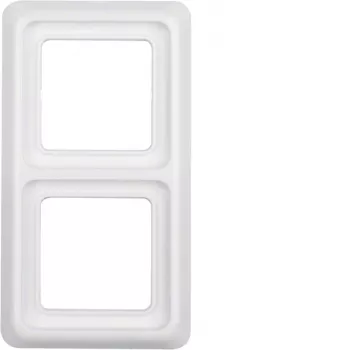 Moldura Hager 2 módulos WWD1200PW branco polar