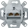 Tomada de ligação Hager WDF410866 UAE 8/8 polos blindada Cat.6A RJ45 tomada de dados