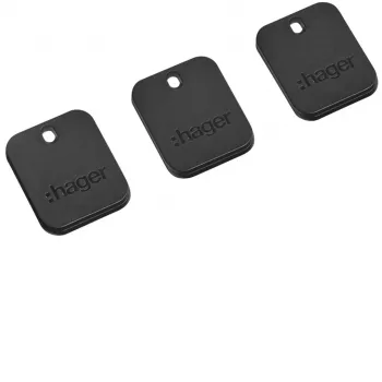 HAGER XVA400 Porta-chaves RFID, pack de 3
