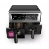 Fritadeira de ar quente Cuisinart AFD10XSSE 10,4L forno, 1800W, aço inoxidável
